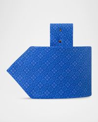 Men's Geometric Medallion Silk Tie