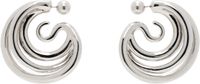 Panconesi Silver Triptych Medium Earrings