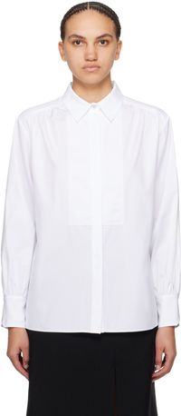 BOSS White Paneled Shirt