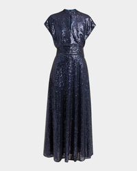 Sequined Silk-Blend Dress