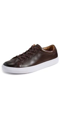 Polo Ralph Lauren Jermain II Leather Sneakers Polo Brown 10.5