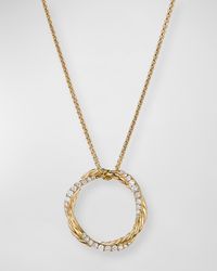 Petite Pave Infinity Pendant Necklace