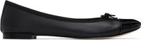 Repetto Black Flora Bi-Material Ballerina Flats