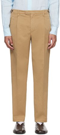 Barena Khaki Masco Trevo Trousers