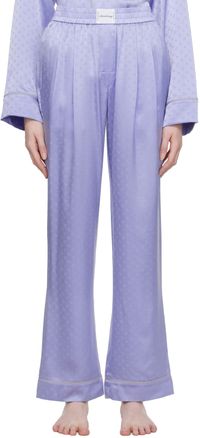 alexanderwang.t Blue Pleated Pyjama Pants
