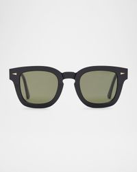 Dragon Square Acetate & Nylon Sunglasses