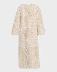 Long Toscana Lamb Shearling Coat