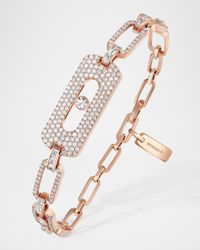 MY MOVE 18K ROSE GOLD DIAMOND BRACELET