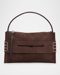 Loafer Suede Crossbody Bag