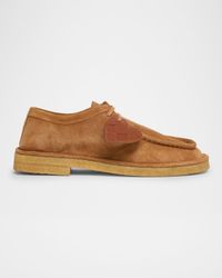 Daddy Derby Suede Wallabee Booties