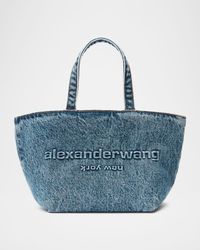 Punch Small Denim Tote Bag