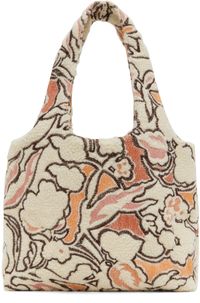 Anna Sui SSENSE Exclusive Off-White & Orange Tote