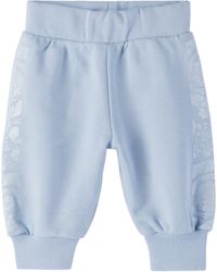 Versace Baby Blue Barocco Sweatpants