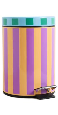 Dusen Dusen Bathroom Trash Bin Ronnie Stripe One Size