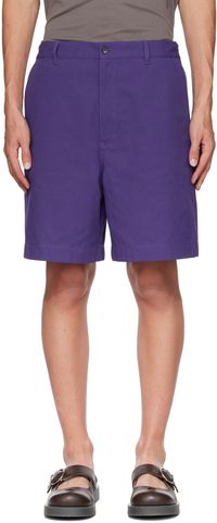 Acne Studios Purple Three-Pocket Shorts