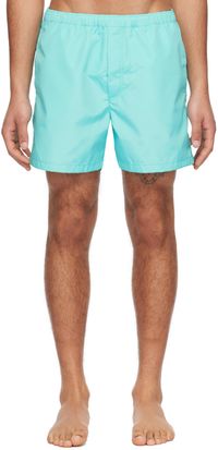 Valentino Blue Drawstring Swim Shorts