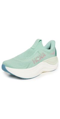 HOKA Skyward Laceless Sneakers Jadeite/Sea Glass 10