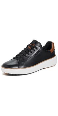 Cole Haan Grandpro Topspin Golf Shoes Black/Pecan/Optic White 12