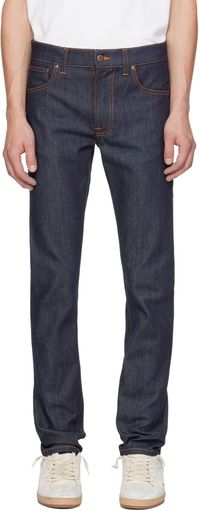 Nudie Jeans Indigo Lean Dean Jeans