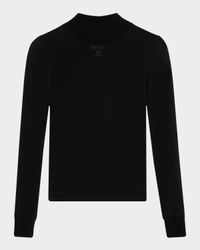 Re-Edition Mock-Neck Long-Sleeve Fitted Top
