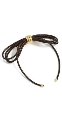LELET NY Bentley Braided Bow Chocolate One Size