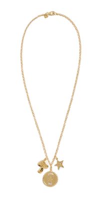 HART 18 Mini Belcher Chain Charm Necklace Gold One Size