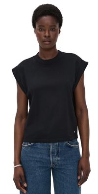 ANINE BING Caspen Tee Black XS