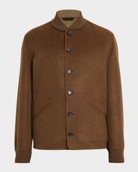 Men's Rik Water-Repellent Cashmere Blouson