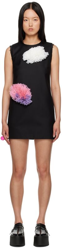 SHANG XIA SSENSE Exclusive Black Minidress