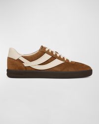 Men's Oasis Mixed Leather Retro Sneakers
