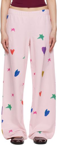 Kids Worldwide Pink Heart Lounge Pants