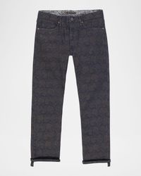 Men's Jaren Straight Paisley Print Jeans