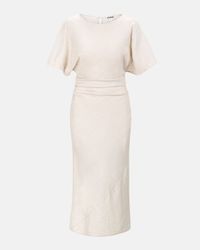 Amelie Linen Midi Dress