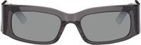 Balenciaga Lunettes de soleil rectangulaires noires