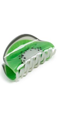 By Adina Eden Kiwi Slice Hair Claw Clip Green One Size