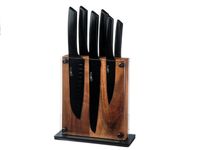 Bjorn - Bloc couteaux de cuisine jensen rauma - 7 pièces - Taille Unique - Noir
