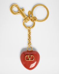 VLOGO Signature Heart Charm Keyring