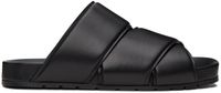 Bottega Veneta Black Bridge Mule Sandals