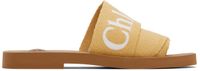 Chloé Yellow Woody Sandals