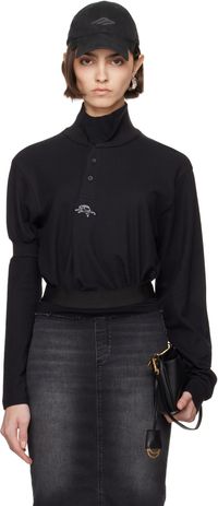 Prototypes Black Twisted L.S. Polo
