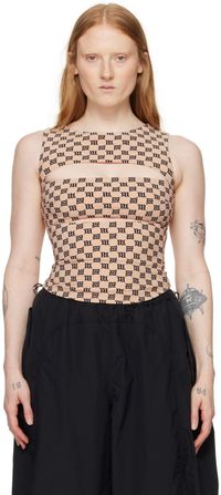 MISBHV Beige Elena Tank Top