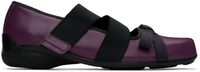 OPEN YY Purple Cross Band Ballerina Flats