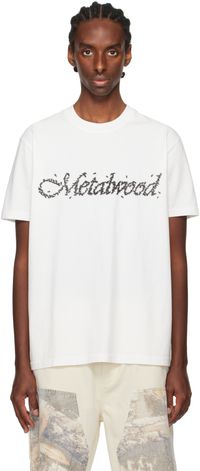 Metalwood Studio White Flies T-shirt