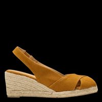 Castaner - Espadrilles à talon en coton bio - Taille 41 - Orange