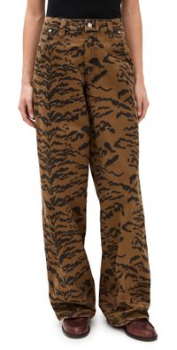 ESSENTIEL ANTWERP Impeccable Printed Jeans Combo2 Cinnamon Rufous 28