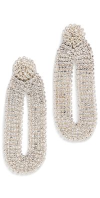 Deepa Gurnani Deepa by Deepa Gurnani Shyna Earrings Silver One Size