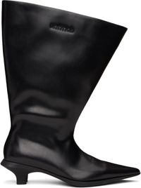 untitlab® Black Velo Chunk Boots