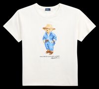 Polo Ralph Lauren - Tee-shirt imprimé en coton - Taille L - Blanc