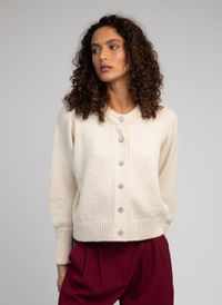 An'ge - Cardigan col rond - Taille M/L - Noir