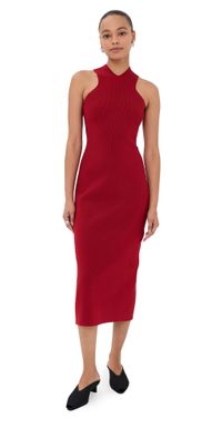 Altuzarra Winnie Dress Holly Red L